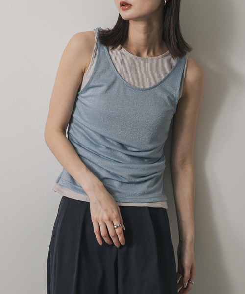 セール】シアーレイヤードタンクトップ（タンクトップ）｜SENSE OF