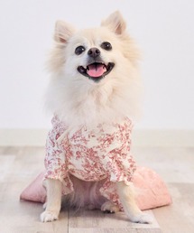 ONEKOSAMA OINUSAMA（オネコサマ）の「トワルドジュイ柄　袴風　ペットウェア　(ダブルガーゼ)（ペットウェア・メンズ）」