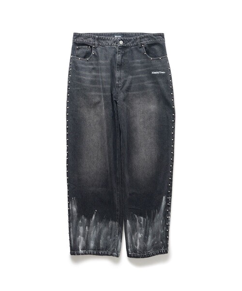 Subciety(サブサエティ)の「Studs denim pants(デニムパンツ・メンズ・インディゴブルー/ブラック・X-LARGE/LARGE/MEDIUM/SMALL)」の20枚目の写真