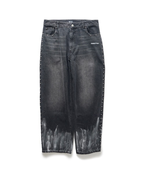 Subciety（サブサエティ）の「Studs denim pants（デニムパンツ・メンズ・インディゴブルー/ブラック・X-LARGE/LARGE/MEDIUM/SMALL）」の13枚目の写真
