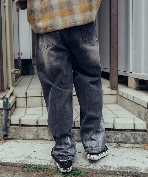 Subciety（サブサエティ）の「Studs denim pants（デニムパンツ・メンズ・インディゴブルー/ブラック・X-LARGE/LARGE/MEDIUM/SMALL）」の18枚目の写真