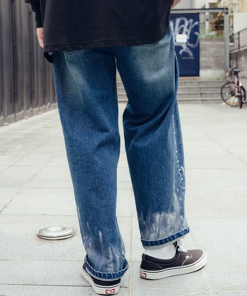 Subciety（サブサエティ）の「Studs denim pants（デニムパンツ・メンズ・インディゴブルー/ブラック・X-LARGE/LARGE/MEDIUM/SMALL）」の12枚目の写真