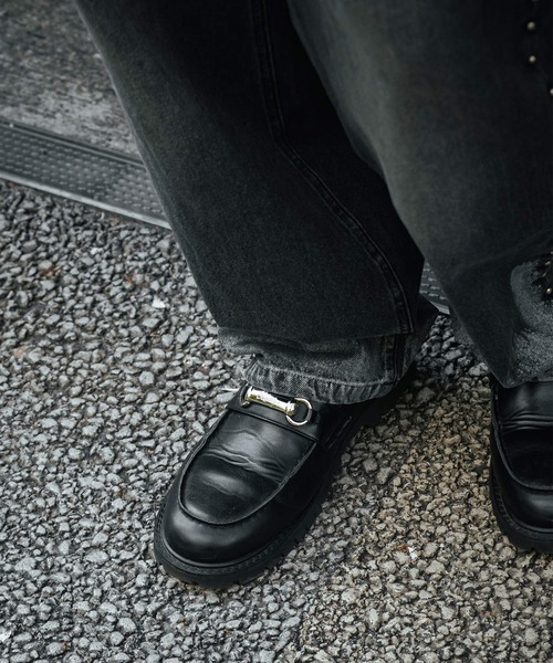 Subciety（サブサエティ）の「Studs denim pants（デニムパンツ・メンズ・インディゴブルー/ブラック・X-LARGE/LARGE/MEDIUM/SMALL）」の7枚目の写真