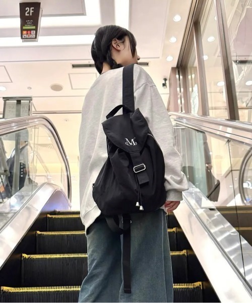 mucent ブラック リュック・バックパック MUCENT デイバック リュック 「日本未発売/WEB限定」MUCENT
