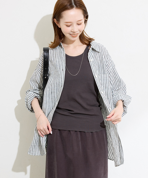 24SS 美品 ジャーナルスタンダード ゼフィール リネン100 シャツ セール】《追加3》ソフトゼフィールリネンシャツ（シャツ