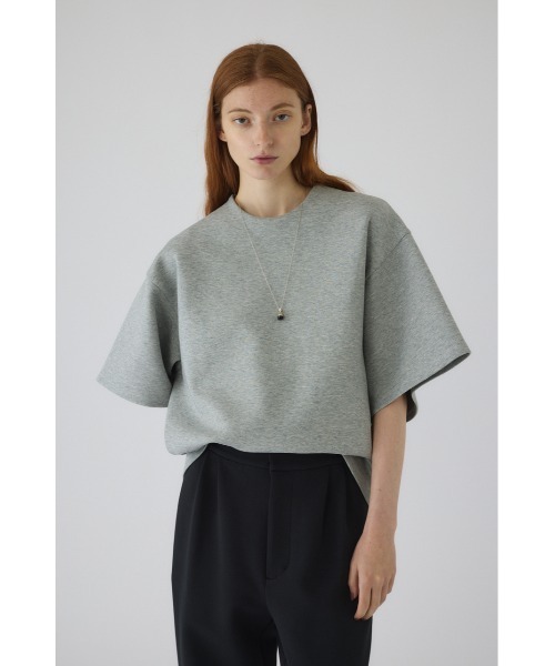 RIM.ARK(リムアーク)の「Sweat H/S PO スウェットハーフスリーブプルオーバー(スウェット・レディース・ブラック/杢グレー/ライトグレー・FREE)」の10枚目の写真