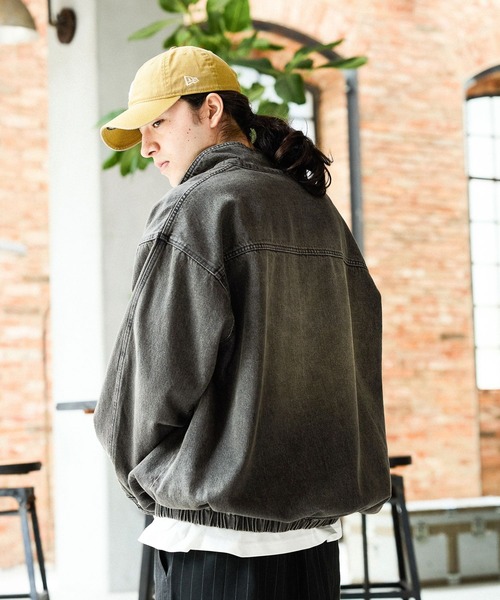 niko and...(ニコアンド)の「【niko and ...JEANS 2025AW】デニムハーフジッププルオーバー(その他トップス・メンズ・チャコール/アクア・MEDIUM/LARGE)」の7枚目の写真