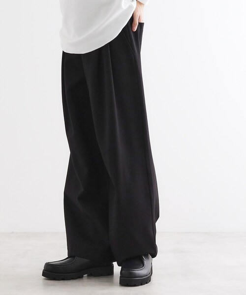 tk.TAKEO KIKUCHI(ティーケータケオキクチ)の「バギーダンボールスウェットパンツ(その他パンツ・メンズ・グレー系4/ブラック・03/02)」の16枚目の写真
