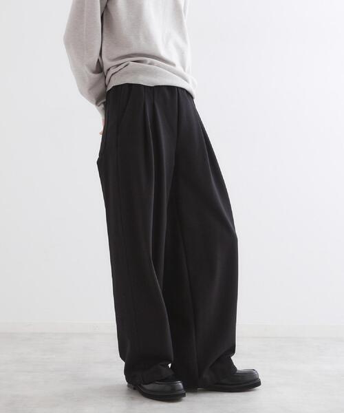 tk.TAKEO KIKUCHI(ティーケータケオキクチ)の「バギーダンボールスウェットパンツ(その他パンツ・メンズ・グレー系4/ブラック・03/02)」の8枚目の写真