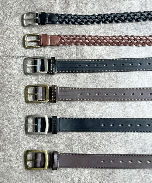 CPCM(シーピーシーエム)の「CPCMロゴ入りアソート本革ベルト(ベルト・メンズ・ブラウン/ブラック系その他/ブラウン系その他2/ブラック系その他2/ブラック/ブラウン系その他・FREE)」の7枚目の写真