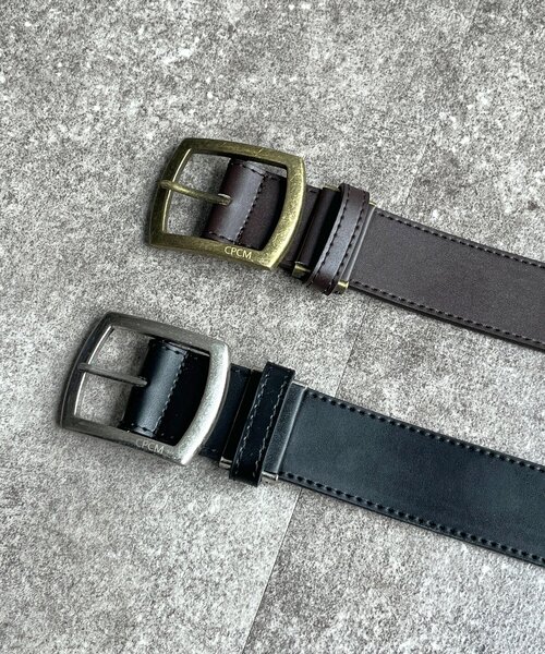 CPCM(シーピーシーエム)の「CPCMロゴ入りアソート本革ベルト(ベルト・メンズ・ブラウン/ブラック系その他/ブラウン系その他2/ブラック系その他2/ブラック/ブラウン系その他・FREE)」の9枚目の写真