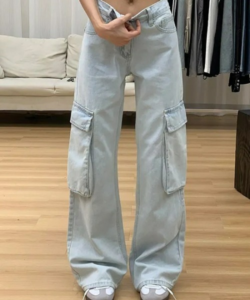REBALANCE(リバランス)の「レトロデニムパンツ(デニムパンツ・レディース・A・MEDIUM/LARGE)」の1枚目の写真