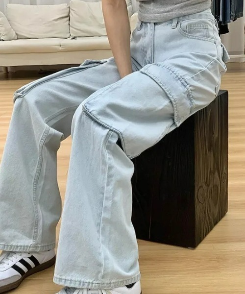 REBALANCE(リバランス)の「レトロデニムパンツ(デニムパンツ・レディース・A・MEDIUM/LARGE)」の4枚目の写真