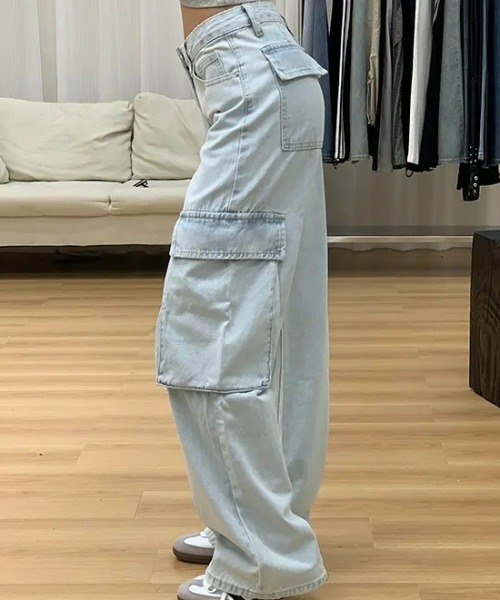 REBALANCE(リバランス)の「レトロデニムパンツ(デニムパンツ・レディース・A・MEDIUM/LARGE)」の5枚目の写真