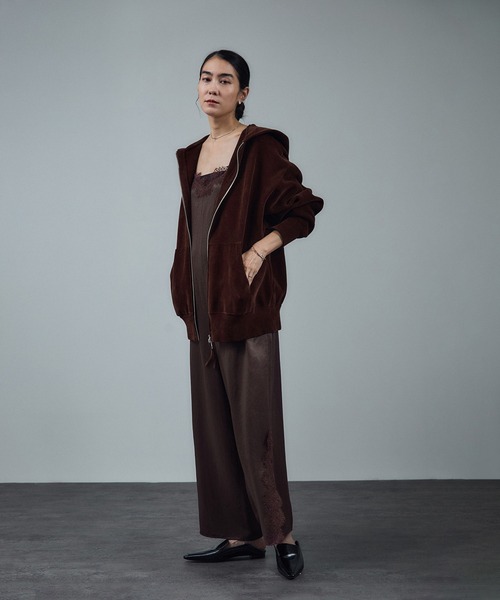 ジップパーカー-CreamyCotton /クリーミーコットン-（パーカー