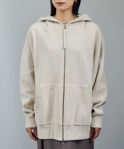 ジップパーカー-CreamyCotton /クリーミーコットン-（パーカー
