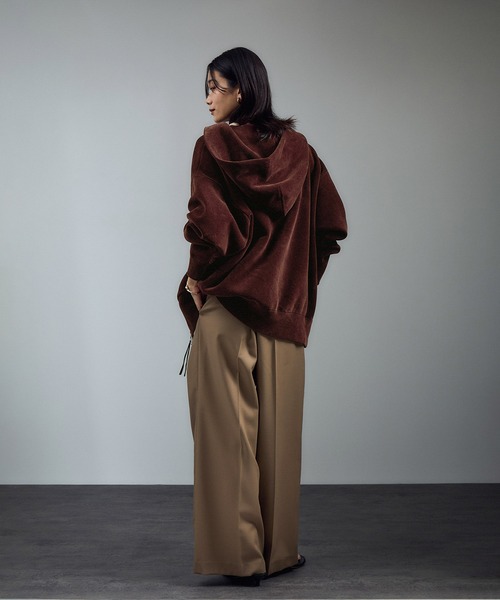 ジップパーカー-CreamyCotton /クリーミーコットン-（パーカー