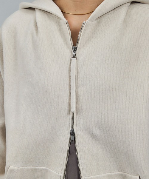 ジップパーカー-CreamyCotton /クリーミーコットン-（パーカー