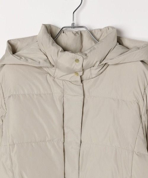 ウツクシルエット撥水ダウンコート　ホワイト 楽天市場】【SALE／50%OFF】ウツクシルエット撥水ダウンコート