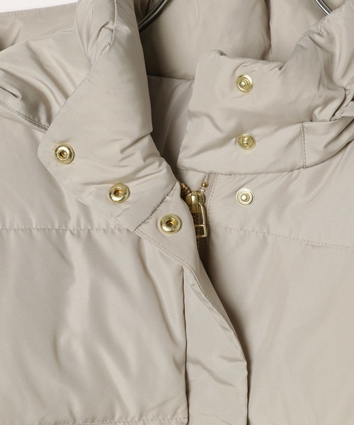 GLOBAL WORK（グローバルワーク）の「ウツクシルエット撥水ダウンブルゾン/497167（ダウンジャケット/コート・レディース・ネイビー/ブラック/ベージュ・MEDIUM/LARGE/X-LARGE）」の5枚目の写真