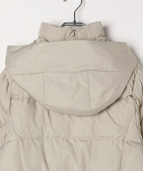 GLOBAL WORK（グローバルワーク）の「ウツクシルエット撥水ダウンブルゾン/497167（ダウンジャケット/コート・レディース・ネイビー/ブラック/ベージュ・MEDIUM/LARGE/X-LARGE）」の9枚目の写真