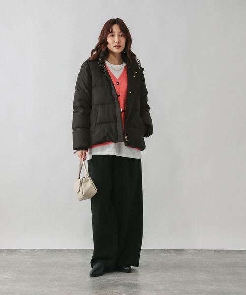 ウツクシルエット撥水ダウンブルゾン/497167（ダウンジャケット/コート