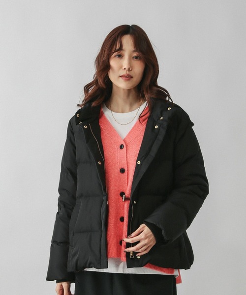 セール】ウツクシルエット撥水ダウンブルゾン/497167（ダウン