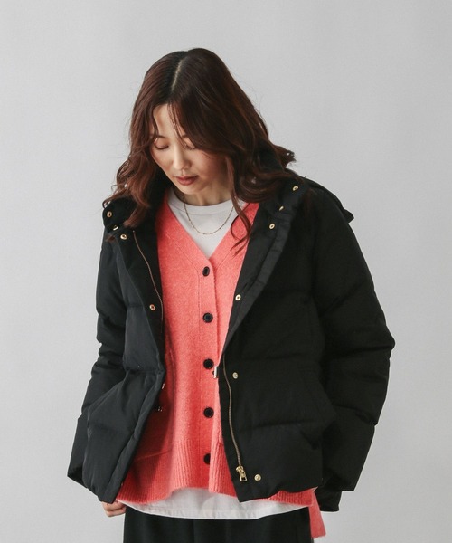 ウツクシルエット撥水ダウンブルゾン/497167（ダウンジャケット