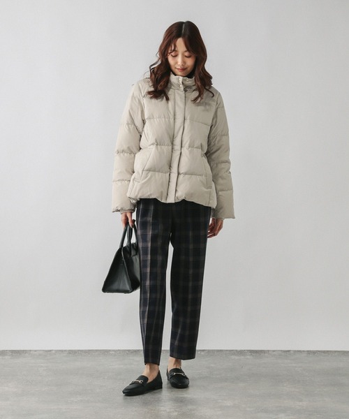 ウツクシルエット撥水ダウンブルゾン/497167（ダウンジャケット