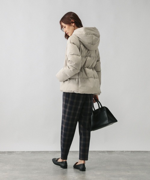 ウツクシルエット撥水ダウンブルゾン/497167（ダウンジャケット