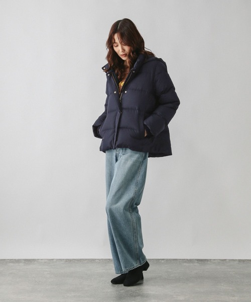 ウツクシルエット撥水ダウンブルゾン/497167（ダウンジャケット/コート