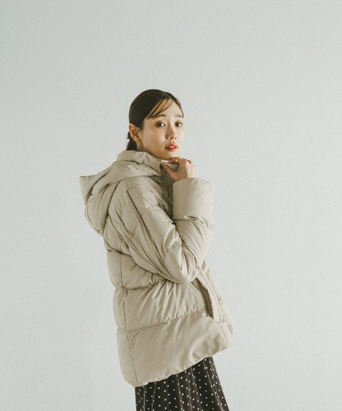 セール】ウツクシルエット撥水ダウンブルゾン/497167（ダウン