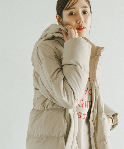 セール】ウツクシルエット撥水ダウンブルゾン/497167（ダウン