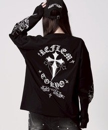レフレム 編み上げロンT ブラック REFLEM｜レフレムのTシャツ/カットソー通販 - ZOZOTOWN