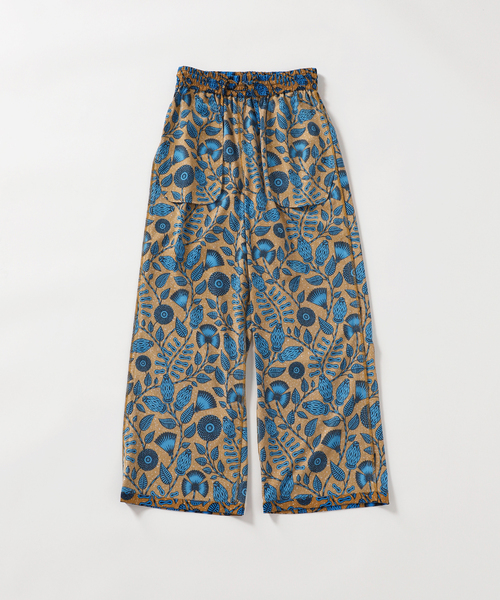 JOURNAL STANDARD relume（ジャーナルスタンダード　レリューム）の「《WEB限定追加4》アフリカンフラワープリントパンツ（その他パンツ・レディース・ブルー/レッド・FREE）」の4枚目の写真