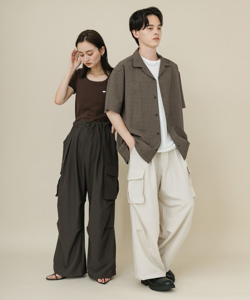 ユニセックス』ワイドカーゴパンツ（その他パンツ）｜SENSE OF