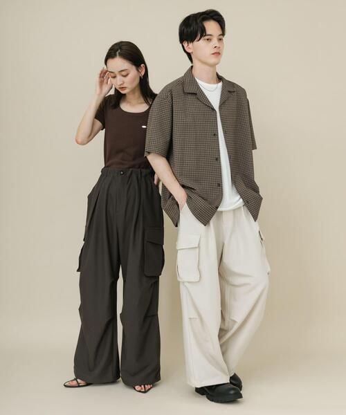パンツ 1 セール】『ユニセックス』ワイドカーゴパンツ（その他パンツ