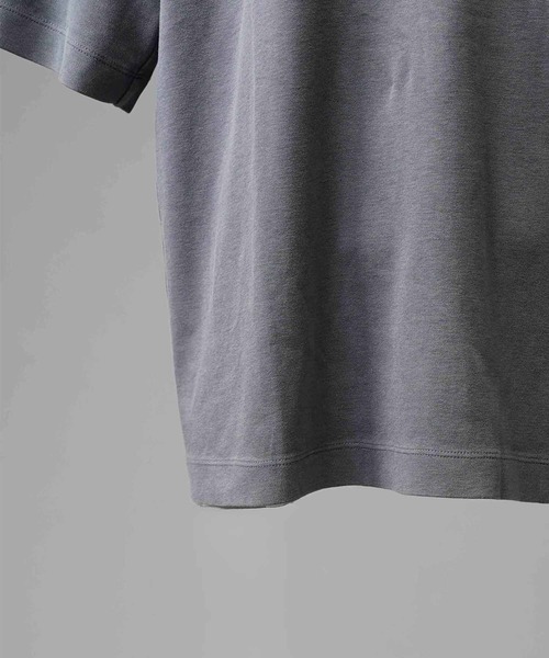 MAISON SPECIAL(メゾンスペシャル)の「《UNISEX》【EX】Prime-Over Pigment Smooth Crew Neck T-Shirt/プライムオーバーピグメントスムースクルーネックTシャツ【MAISON SPECIAL/メゾンスペシャル】(Tシャツ/カットソー・メンズ・ブルー/ブラック/ライトグレー/パープル・0/1/2)」の19枚目の写真
