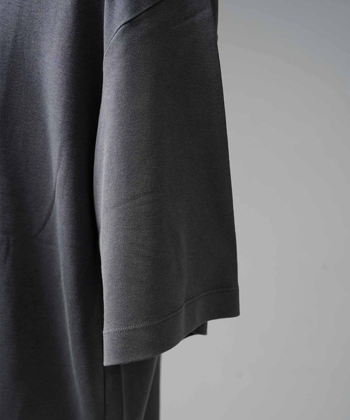 MAISON SPECIAL(メゾンスペシャル)の「《UNISEX》【EX】Prime-Over Pigment Smooth Crew Neck T-Shirt/プライムオーバーピグメントスムースクルーネックTシャツ【MAISON SPECIAL/メゾンスペシャル】(Tシャツ/カットソー・メンズ・ブルー/ブラック/ライトグレー/パープル・0/1/2)」の18枚目の写真