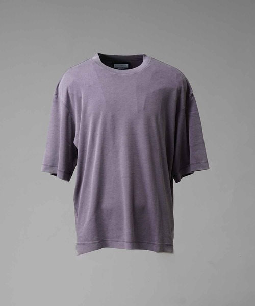 MAISON SPECIAL(メゾンスペシャル)の「《UNISEX》【EX】Prime-Over Pigment Smooth Crew Neck T-Shirt/プライムオーバーピグメントスムースクルーネックTシャツ【MAISON SPECIAL/メゾンスペシャル】(Tシャツ/カットソー・メンズ・ブルー/ブラック/ライトグレー/パープル・0/1/2)」の13枚目の写真