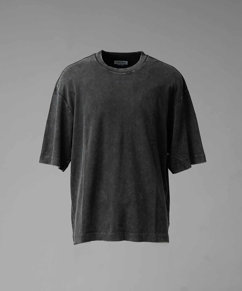 MAISON SPECIAL(メゾンスペシャル)の「《UNISEX》【EX】Prime-Over Pigment Smooth Crew Neck T-Shirt/プライムオーバーピグメントスムースクルーネックTシャツ【MAISON SPECIAL/メゾンスペシャル】(Tシャツ/カットソー・メンズ・ブルー/ブラック/ライトグレー/パープル・0/1/2)」の11枚目の写真