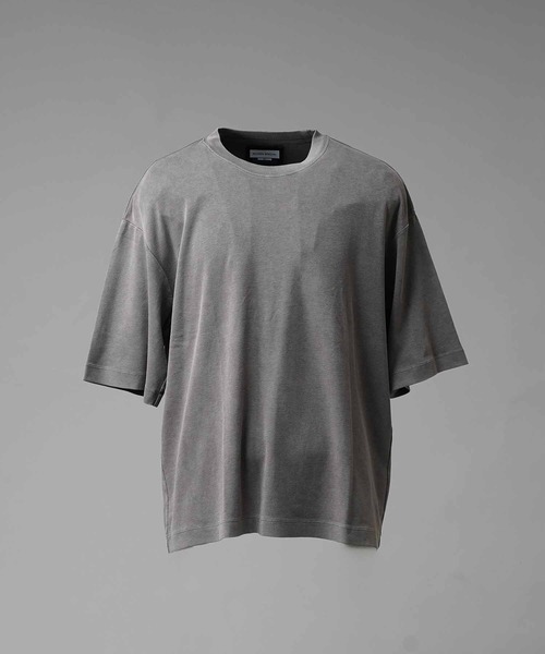 MAISON SPECIAL(メゾンスペシャル)の「《UNISEX》【EX】Prime-Over Pigment Smooth Crew Neck T-Shirt/プライムオーバーピグメントスムースクルーネックTシャツ【MAISON SPECIAL/メゾンスペシャル】(Tシャツ/カットソー・メンズ・ブルー/ブラック/ライトグレー/パープル・0/1/2)」の12枚目の写真