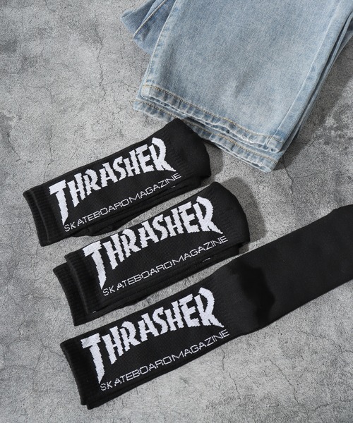 THRASHER（スラッシャー）の「THRASHER スラッシャー 3P ロングソックス（ソックス/靴下・メンズ・C/D/E/B/A/F・25-27CM）」の5枚目の写真