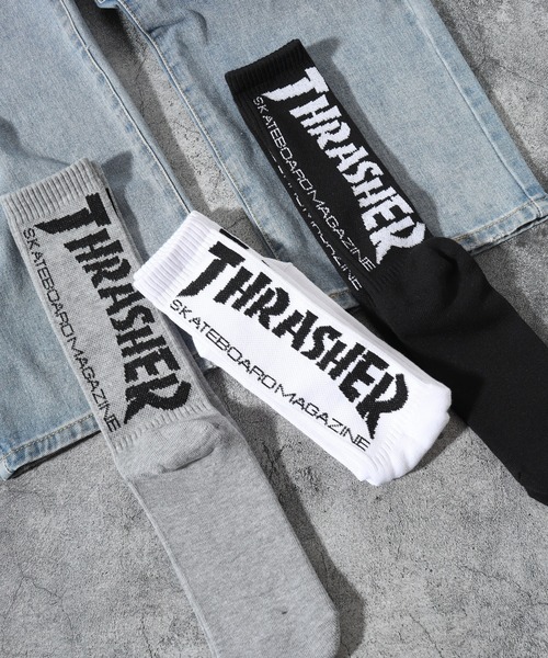 THRASHER（スラッシャー）の「THRASHER スラッシャー 3P ロングソックス（ソックス/靴下・メンズ・C/D/E/B/A/F・25-27CM）」の6枚目の写真