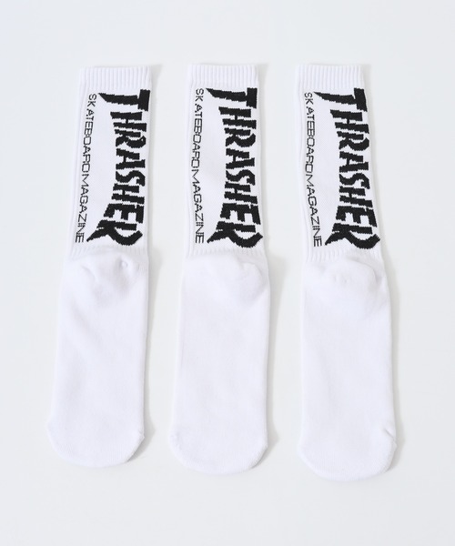THRASHER（スラッシャー）の「THRASHER スラッシャー 3P ロングソックス（ソックス/靴下・メンズ・C/D/E/B/A/F・25-27CM）」の18枚目の写真