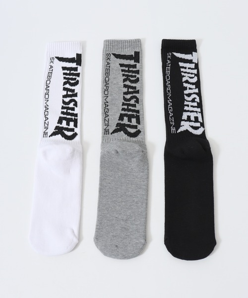 THRASHER（スラッシャー）の「THRASHER スラッシャー 3P ロングソックス（ソックス/靴下・メンズ・C/D/E/B/A/F・25-27CM）」の22枚目の写真