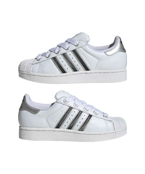 adidas(アディダス)の「adidas Originals SUPERSTAR II W(アディダスオリジナルス スーパースター II W)(スニーカー・メンズ・ホワイト系/パープル系・23cm/23.5cm/24cm/24.5cm/25cm/25.5cm/26cm/26.5cm/27cm/27.5cm/28cm)」の10枚目の写真