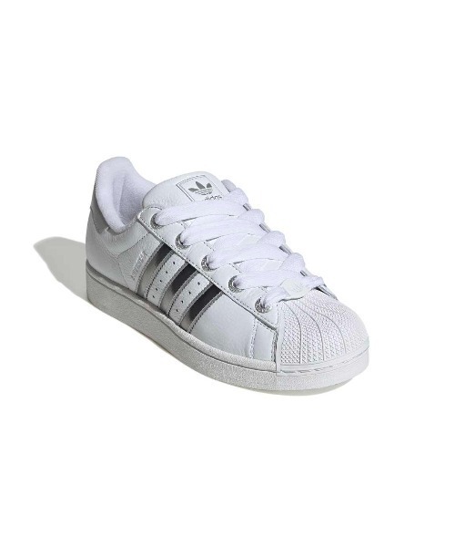 adidas(アディダス)の「adidas Originals SUPERSTAR II W(アディダスオリジナルス スーパースター II W)(スニーカー・メンズ・ホワイト系/パープル系・23cm/23.5cm/24cm/24.5cm/25cm/25.5cm/26cm/26.5cm/27cm/27.5cm/28cm)」の4枚目の写真