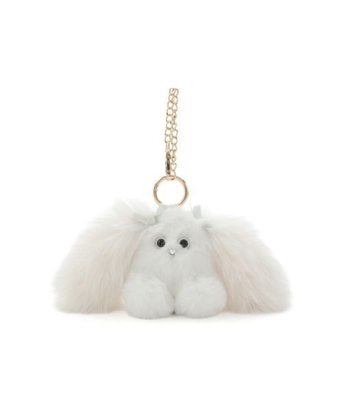 FURFUR(ファーファー)の「FURAPIマスコットチャーム(チャーム・レディース・イエロー/ホワイト/ピンク/ライトブルー・F)」の1枚目の写真