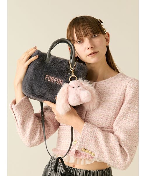 FURFUR(ファーファー)の「FURAPIマスコットチャーム(チャーム・レディース・イエロー/ホワイト/ピンク/ライトブルー・F)」の21枚目の写真
